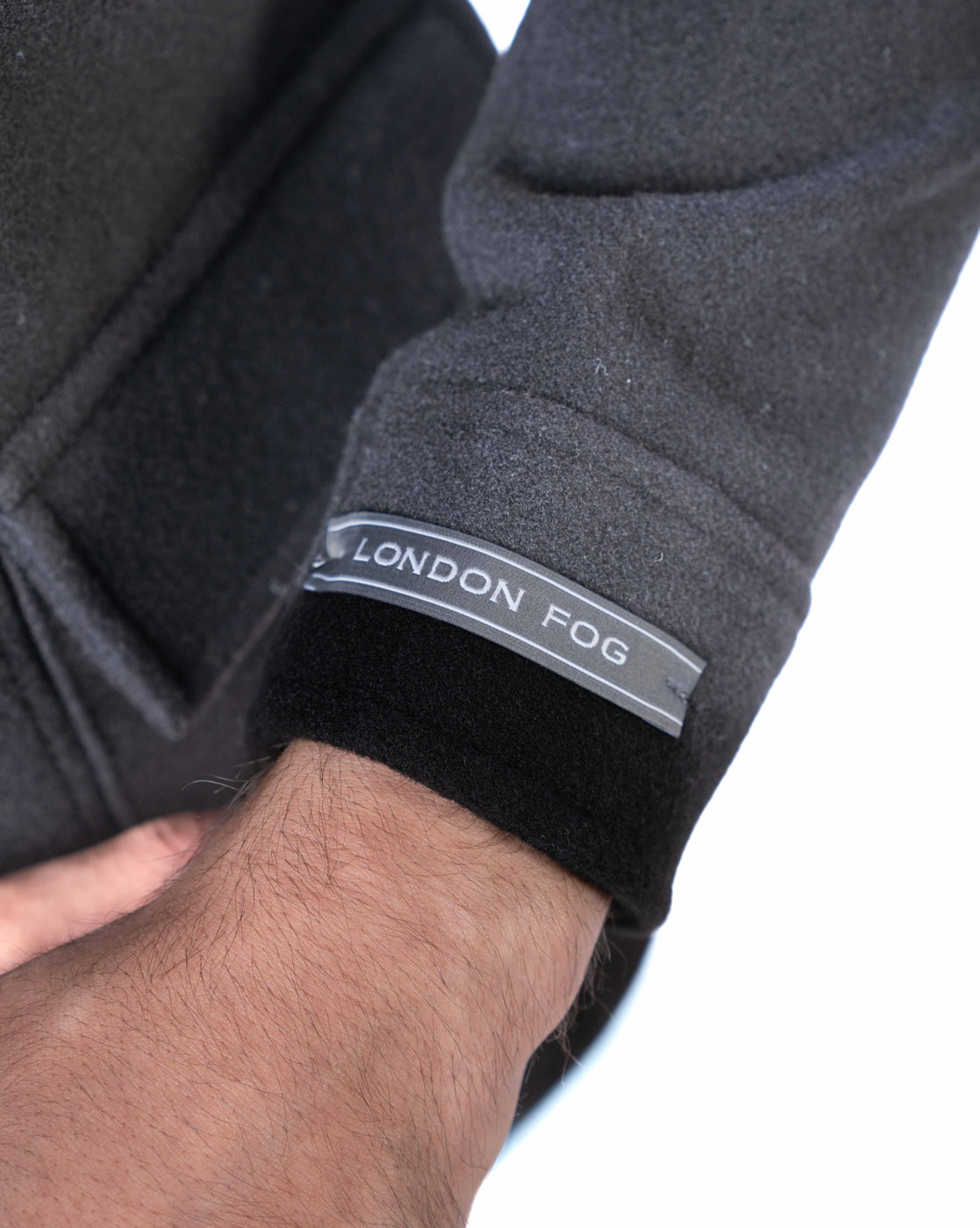 Men’s Black Cutaway Collar Bomber Jacket